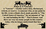 What is a veteran?