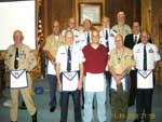 Sacramento Lodge #24 Military Degree Team