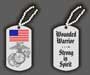 Wounded Warrior Dog Tags